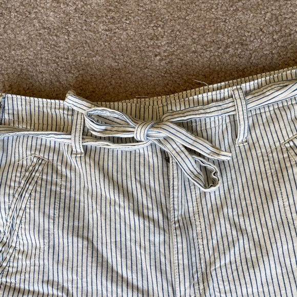 American Eagle Striped Paper Bag Shorts - Picture 3 of 8